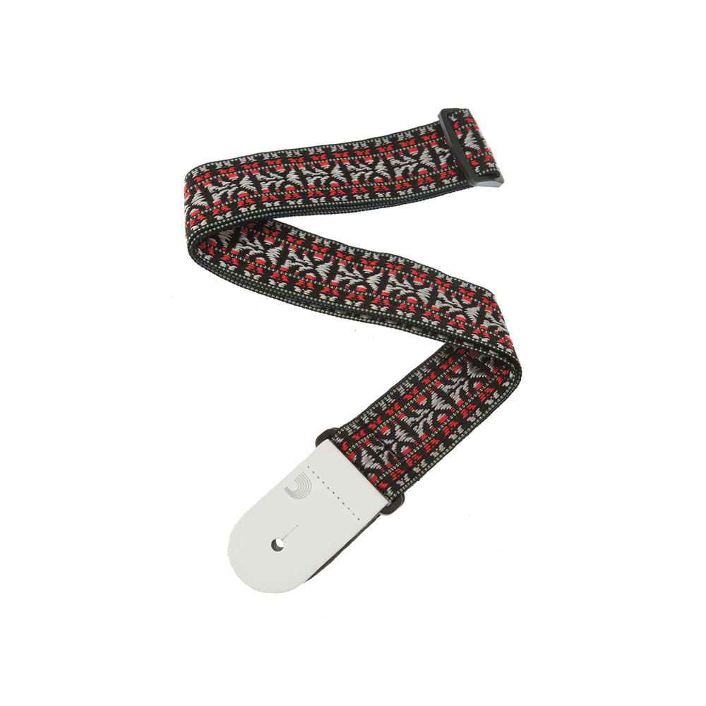 D'Addario - Nylon Woven Guitar Strap - Hootenanny Red