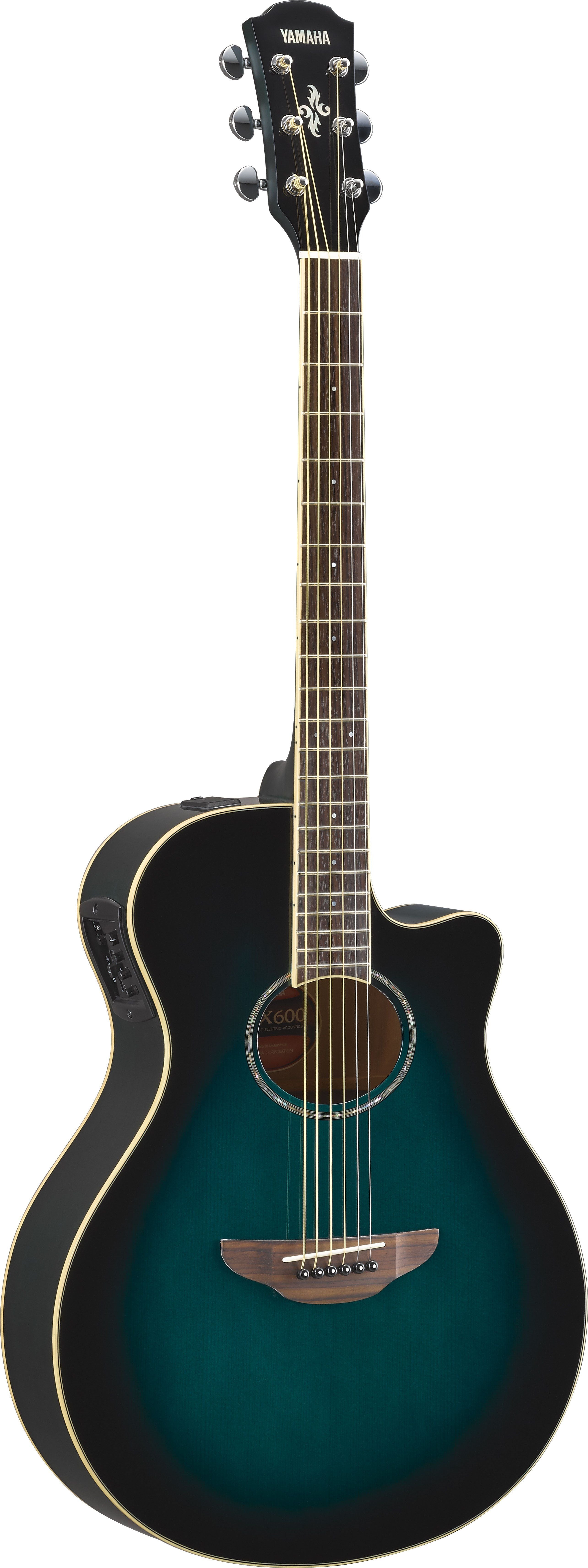 Yamaha APX600 Electric Acoustic Guitar Blue Burst