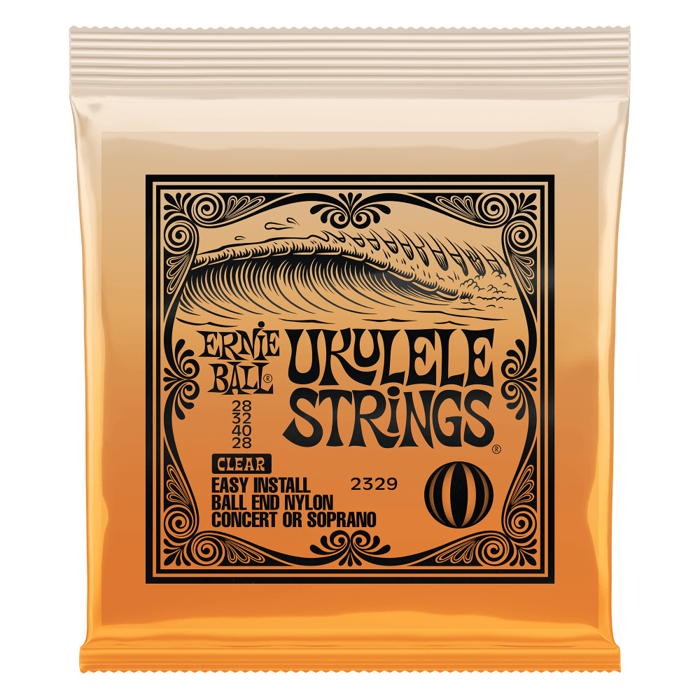Ernie Ball -  Concert/Soprano Nylon Ball End Ukulele Strings - Clear