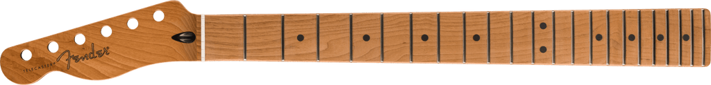 Fender - Satin Roasted Maple Telecaster LH Neck, 22 Jumbo Frets, 12", Maple, Flat Oval Shape