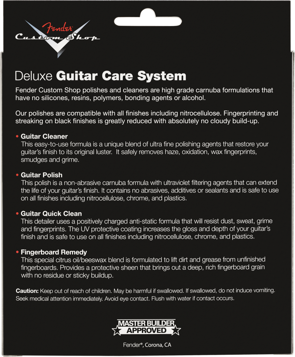 Fender - Custom Shop 4-Step Cleaning Kit (4 pack)