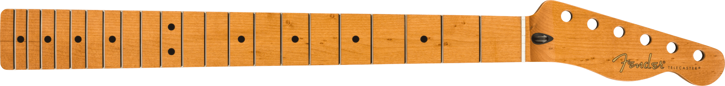 Fender - Roasted Maple Telecaster® Neck, 21 Narrow Tall Frets, 9.5", Maple, C Shape
