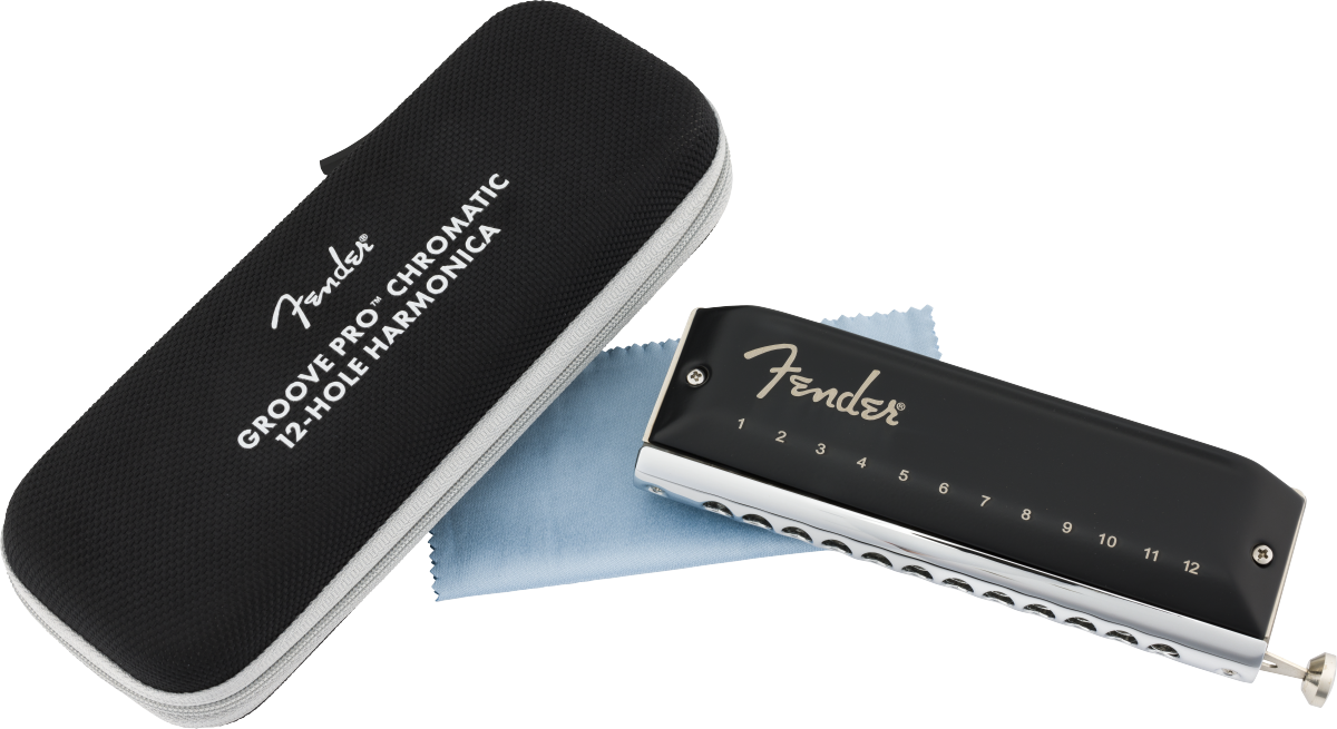 Fender - Groove Pro™ Chromatic 12-Hole Harmonica, Key of C