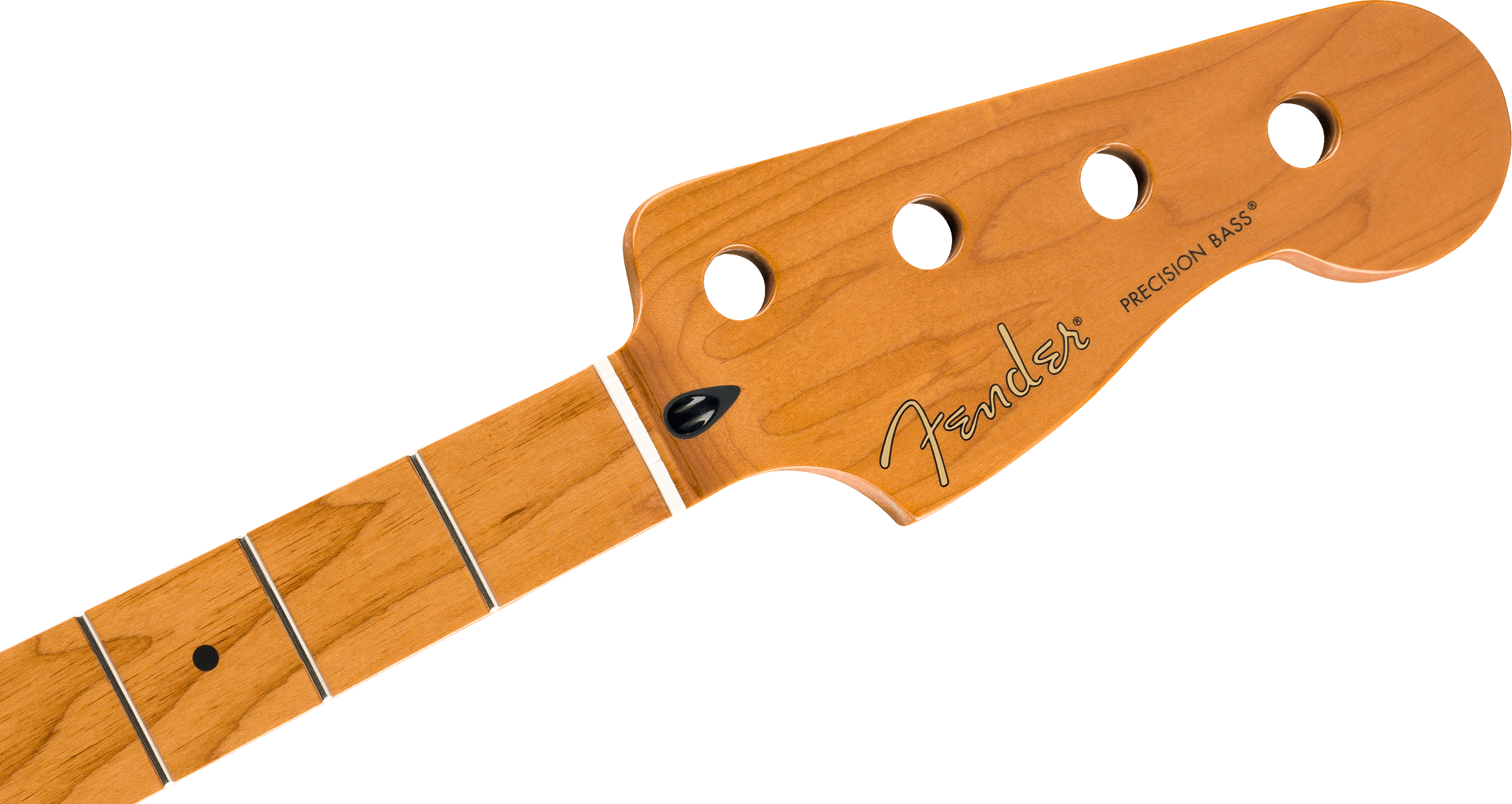 Fender - Roasted Maple Precision Bass® Neck, 20 Medium Jumbo Frets, 9.5", Maple, C Shape