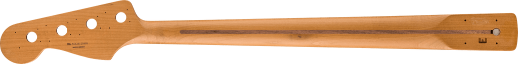 Fender - Satin Roasted Maple Jazz Bass® Neck, 20 Jumbo Frets, 12", Maple, Flat Oval Shape