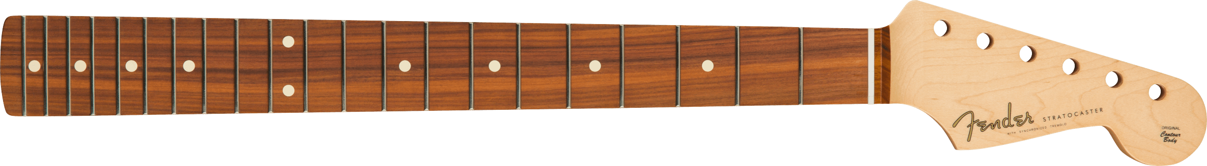 Fender - Classic Player 60's Stratocaster Neck, 21 Med Jumbo Frets, Pau Ferro, C Shape
