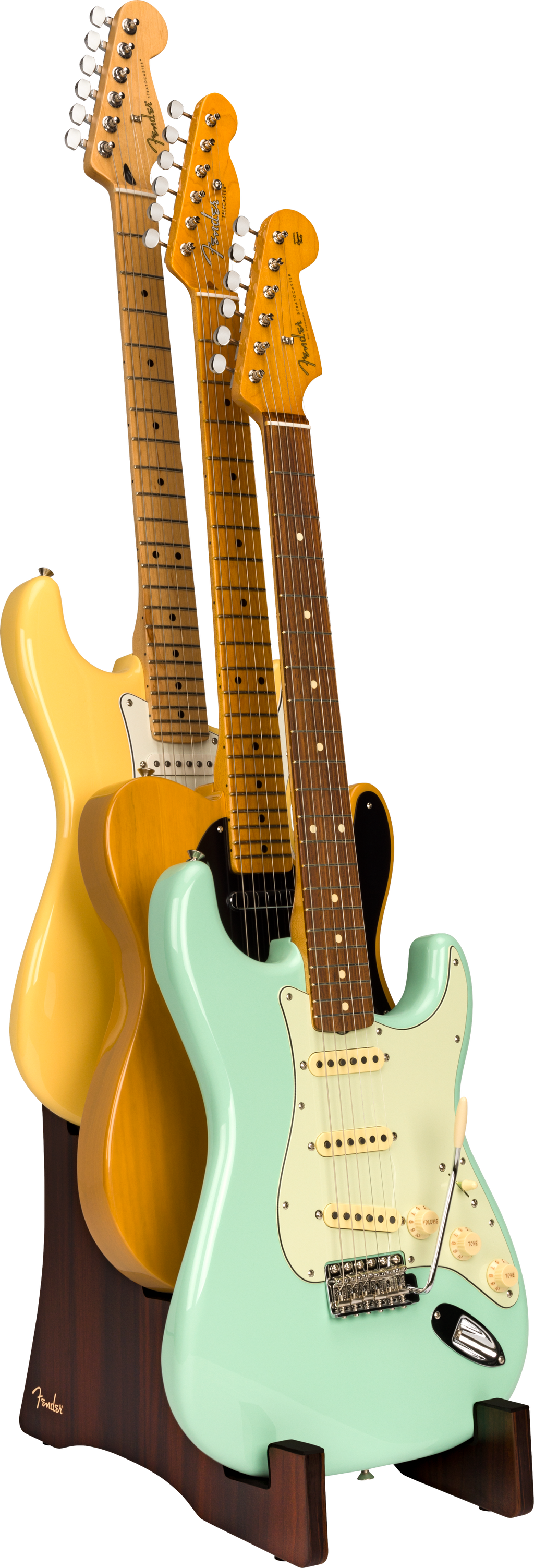 Fender - Deluxe Wooden 3-Tier Guitar Stand