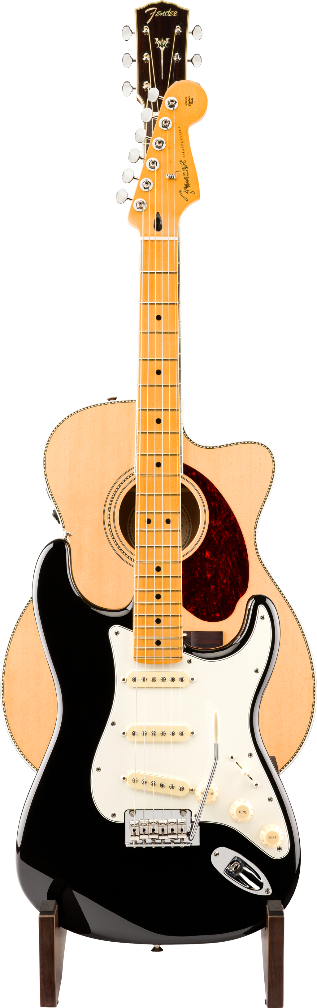 Fender - Deluxe Wooden 2-Tier Multi Stand