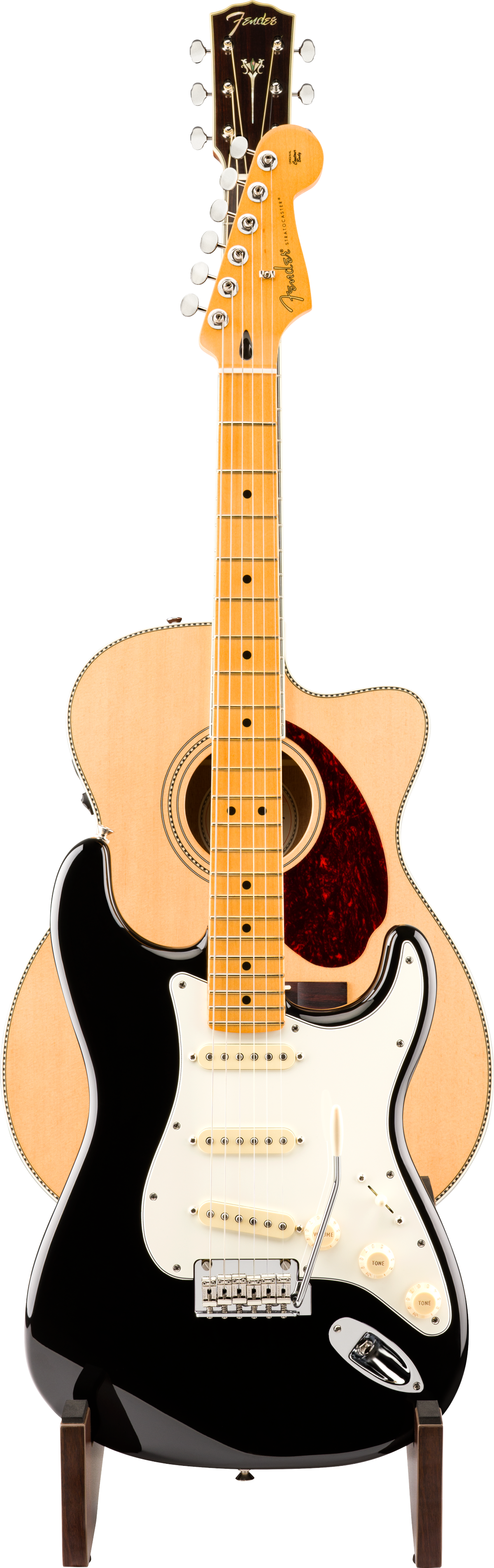 Fender - Deluxe Wooden 2-Tier Multi Stand
