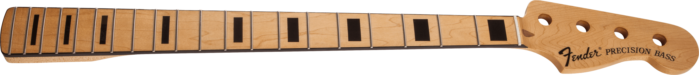 Fender - Classic Series 70's Precision Bass® Neck, 20 Medium Jumbo Frets, Block Inlay - Maple