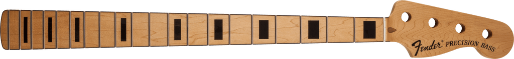 Fender - Classic Series 70's Precision Bass® Neck, 20 Medium Jumbo Frets, Block Inlay - Maple