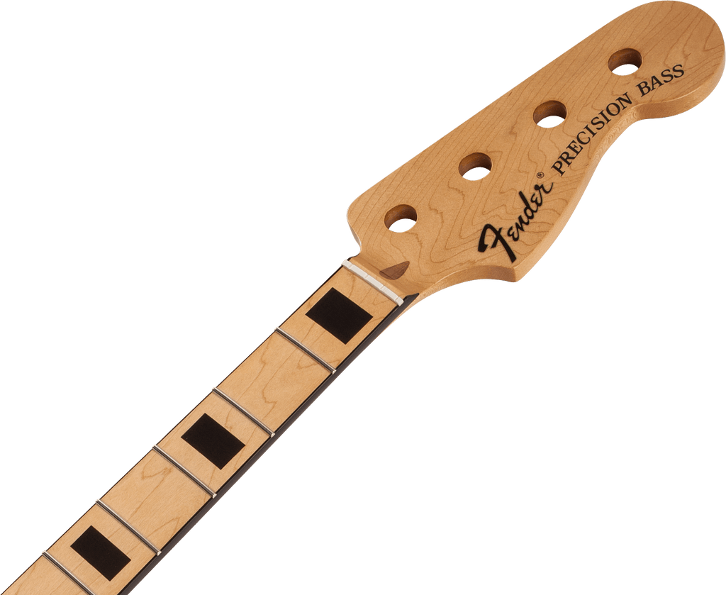 Fender - Classic Series 70's Precision Bass® Neck, 20 Medium Jumbo Frets, Block Inlay - Maple