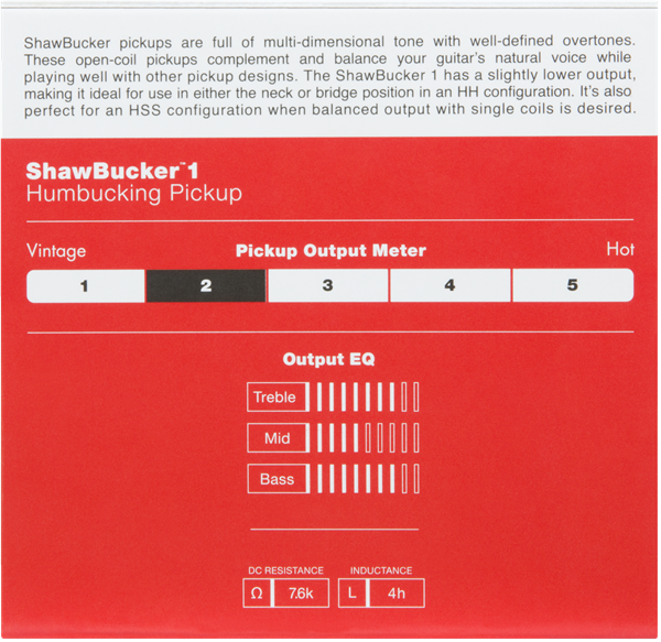 Fender - ShawBucker™ 1 Humbucking Pickup