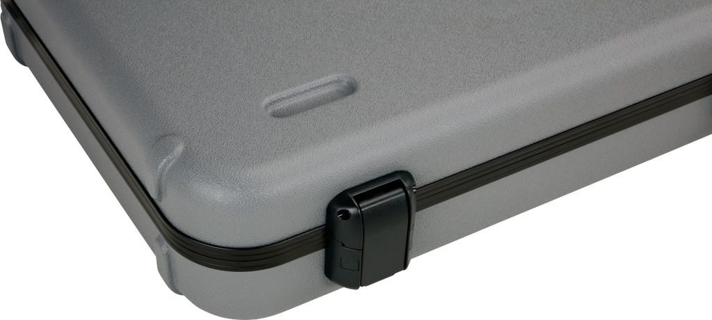 Fender - Deluxe Molded Case -  Stratocaster®/Telecaster®- Silver/Blue