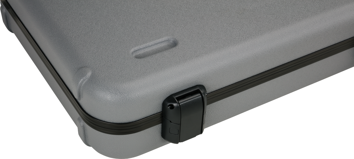 Fender - Deluxe Molded Case -  Stratocaster®/Telecaster®- Silver/Blue