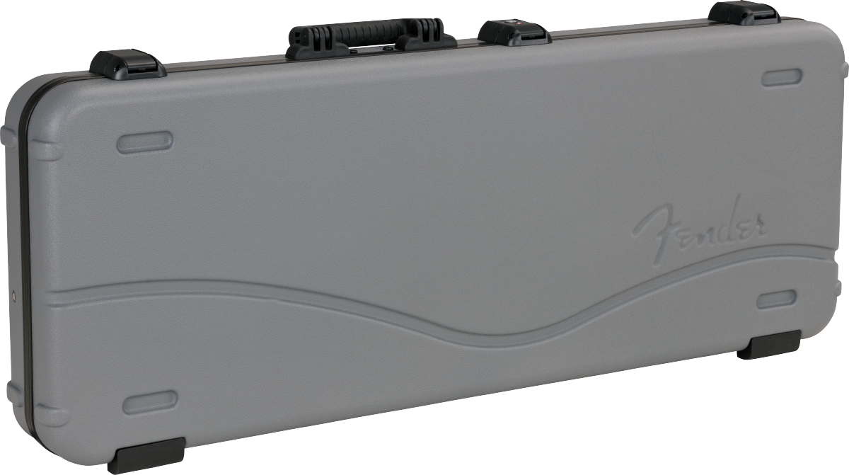 Fender - Deluxe Molded Case -  Stratocaster®/Telecaster®- Silver/Blue