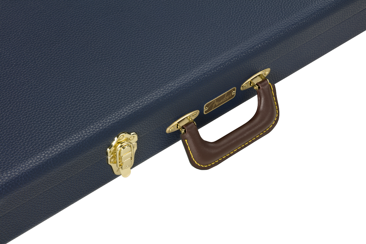 Fender - Classic Series Wood Case Stratocaster®/Telecaster®, Navy Blue