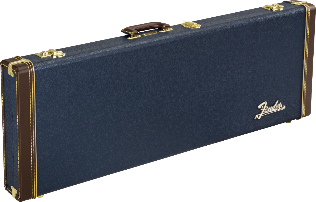 Fender - Classic Series Wood Case Stratocaster®/Telecaster®, Navy Blue