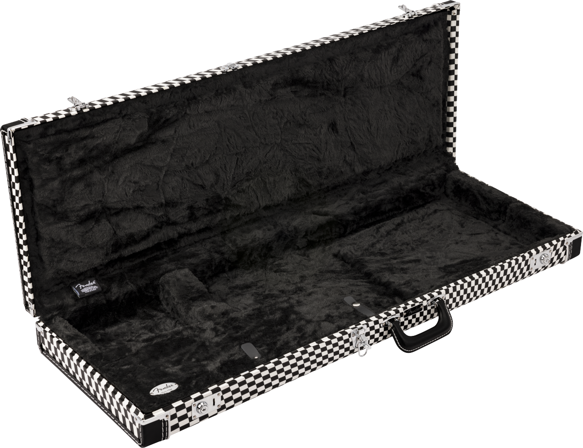 Fender - Classic Series Strat/Tele Case, Wavy Checkerboard