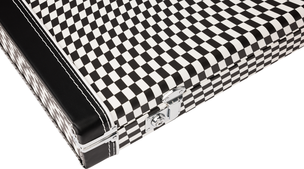Fender - Classic Series Strat/Tele Case, Wavy Checkerboard