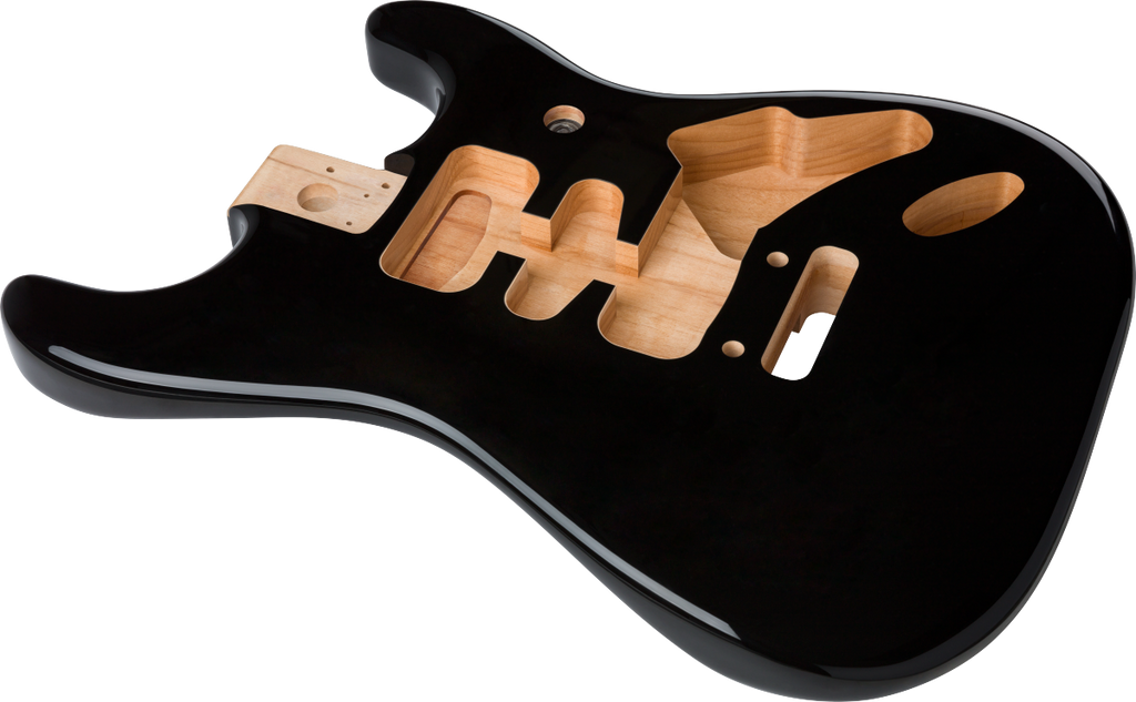 Fender - Deluxe Series Stratocaster® Alder Body, Black