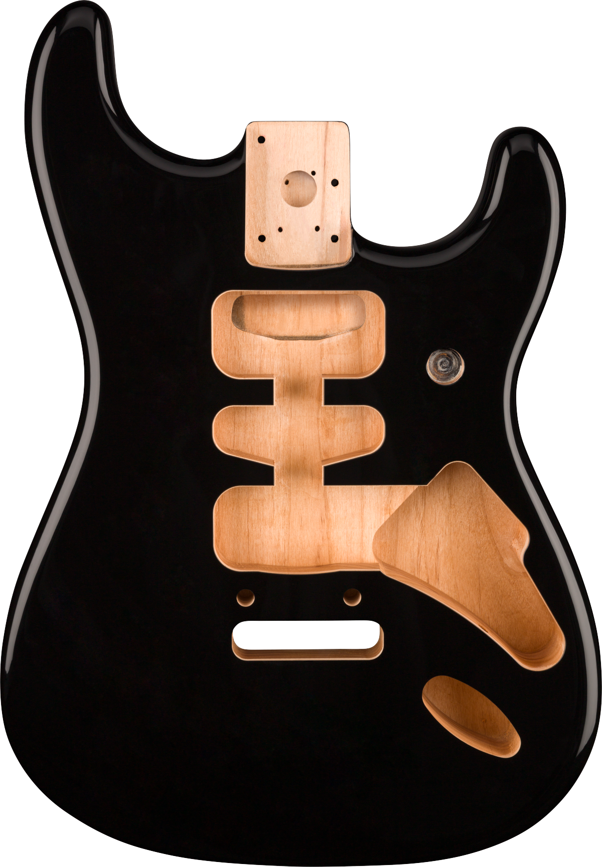 Fender - Deluxe Series Stratocaster® Alder Body, Black