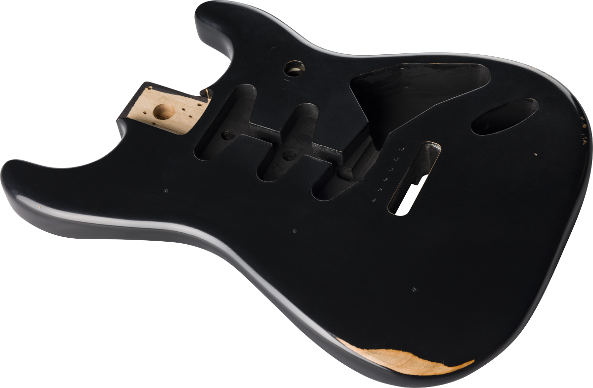 Fender - Road Worn® 50's Stratocaster® SSS Alder Body, Black