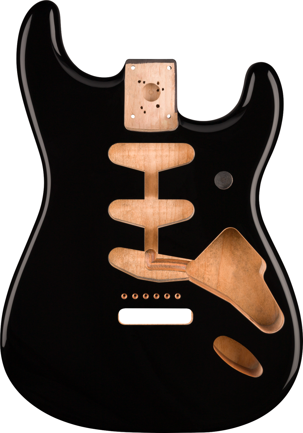 Fender - Classic Series 60's Stratocaster® SSS Alder Body Vintage Bridge Mount - Black