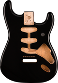 Fender - Classic Series 60's Stratocaster® SSS Alder Body Vintage Bridge Mount - Black