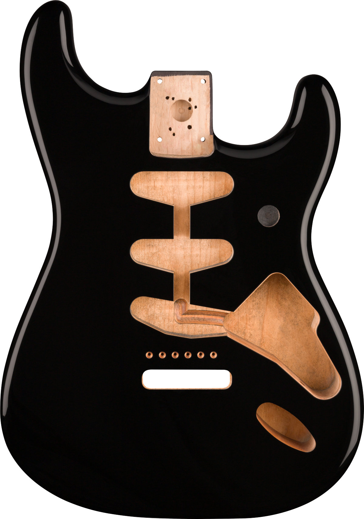 Fender - Classic Series 60's Stratocaster® SSS Alder Body Vintage Bridge Mount - Black