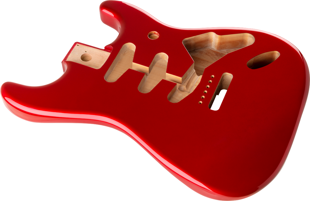 Fender - Classic Series 60's Stratocaster® SSS Alder Body Vintage Bridge Mount - Candy Apple Red
