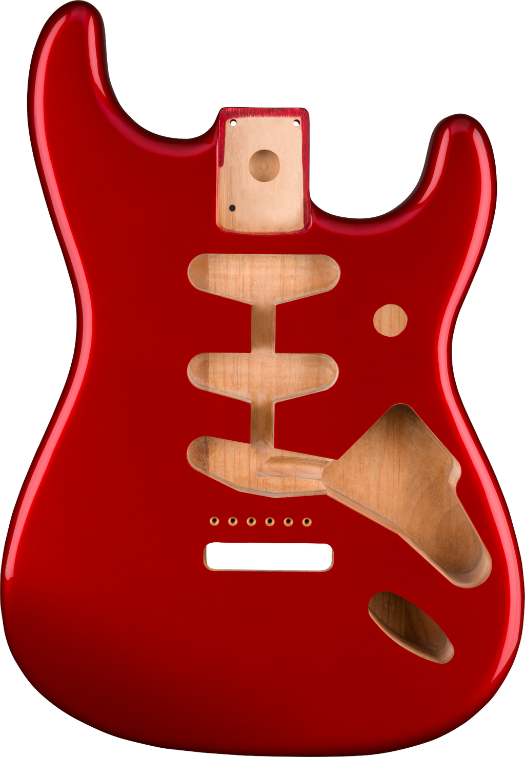 Fender - Classic Series 60's Stratocaster® SSS Alder Body Vintage Bridge Mount - Candy Apple Red