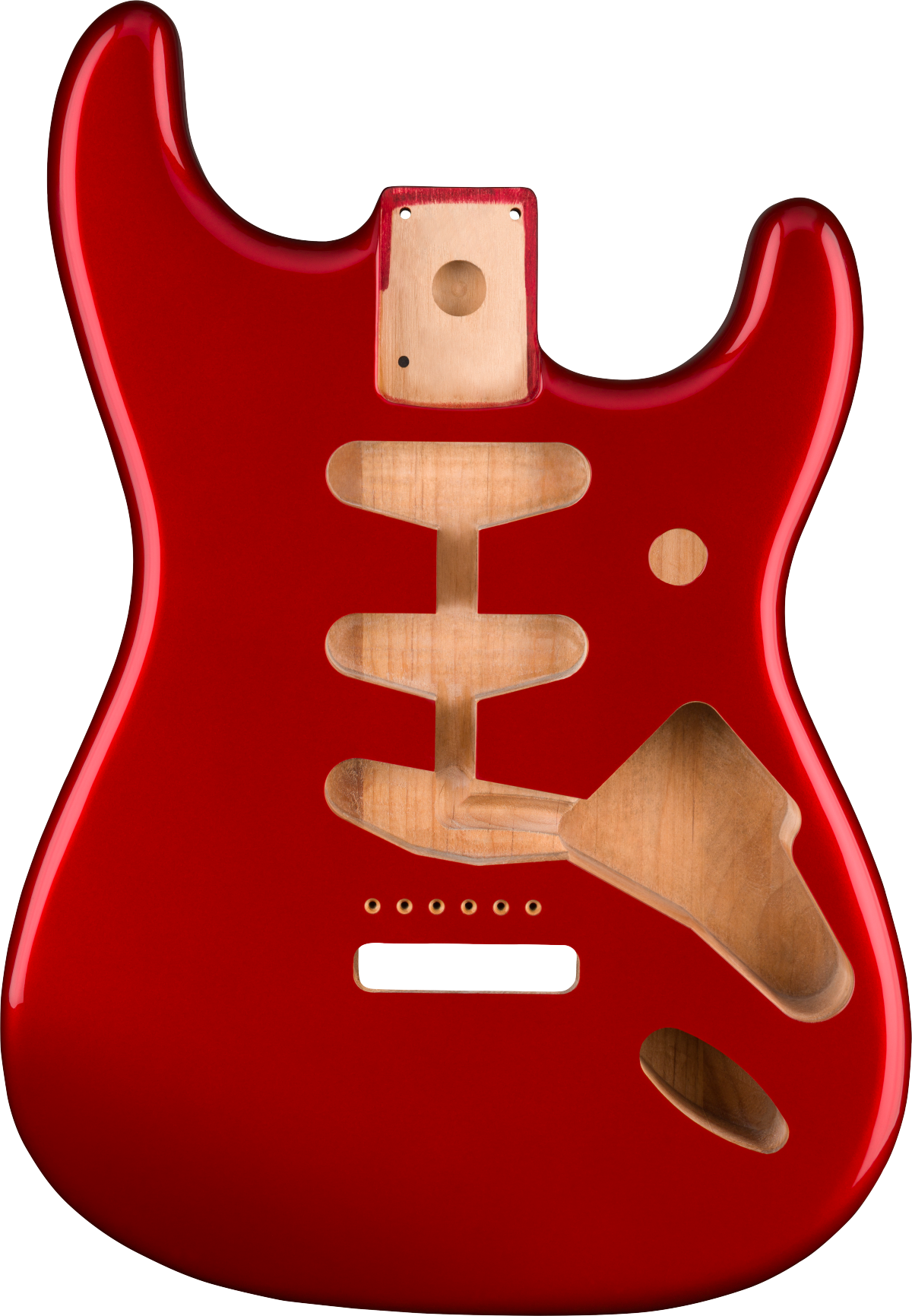 Fender - Classic Series 60's Stratocaster® SSS Alder Body Vintage Bridge Mount - Candy Apple Red