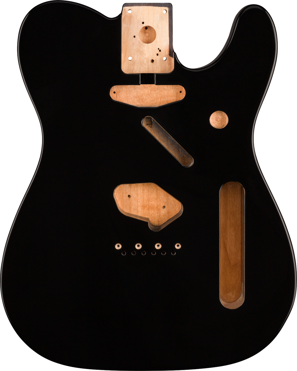 Fender - Classic Series 60's Telecaster® SS Alder Body Vintage Bridge Mount - Black