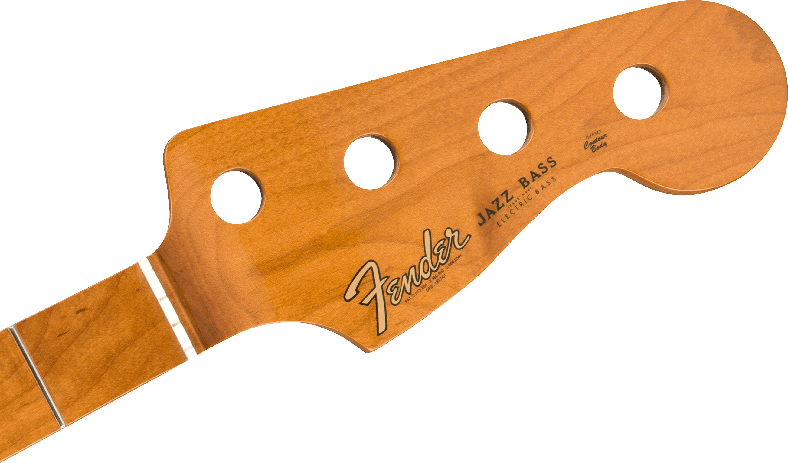 Fender - Roasted Maple Vintera® '60's Jazz Bass® Neck, 20 Vintage Frets, 7.25", "C" Shape