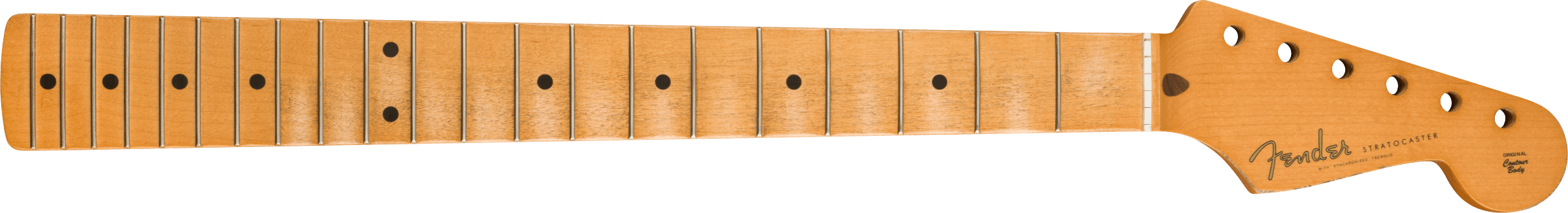 Fender - Road Worn® 50's Stratocaster® Neck, 21 Vintage Tall Frets, Maple, Soft V