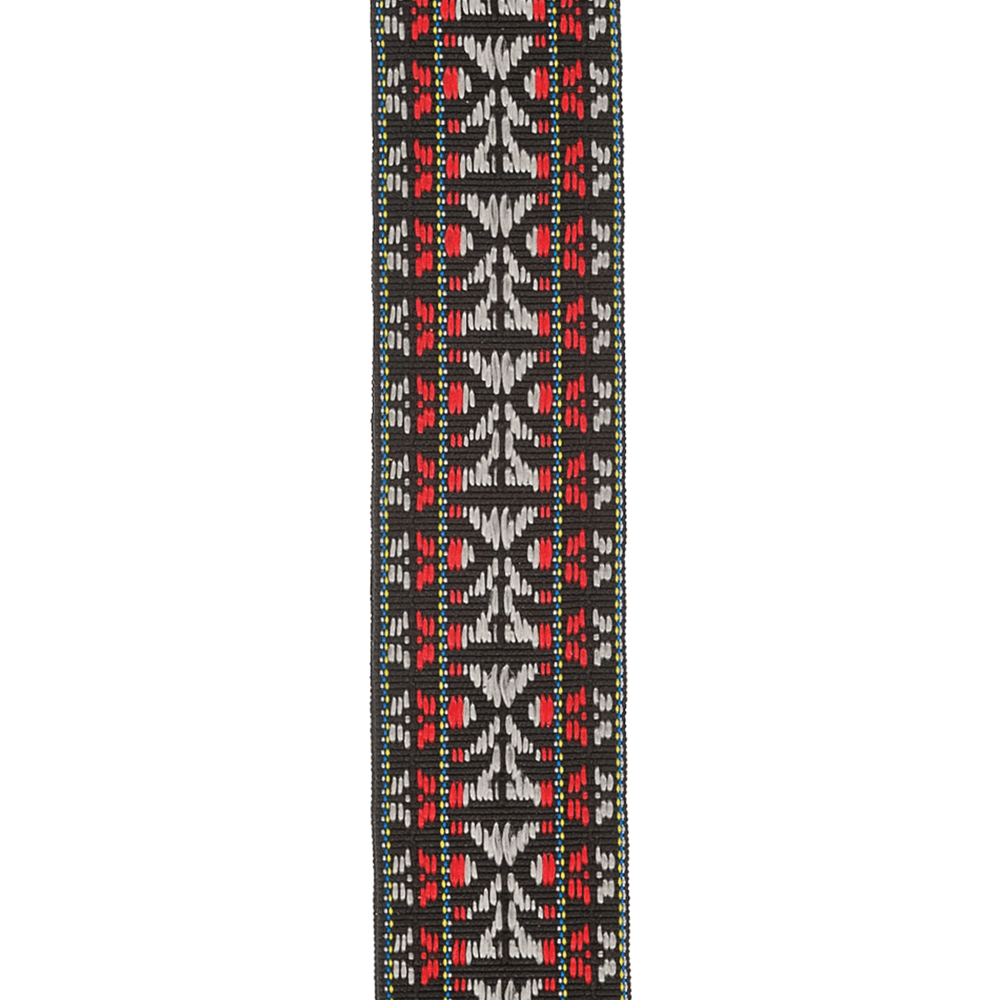 D'Addario - Nylon Woven Guitar Strap - Hootenanny Red