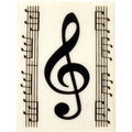 G-CLEF ERASER WITH NOTES