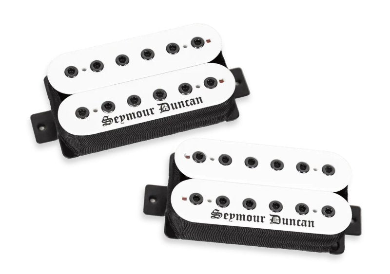 Seymour Duncan - High Output Black Winter Passive Humbuckers Set For Metal, Blackened - White