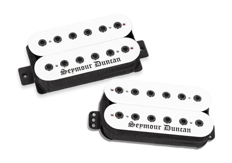 Seymour Duncan - High Output Black Winter Trembucker Set For Metal, Blackened - White