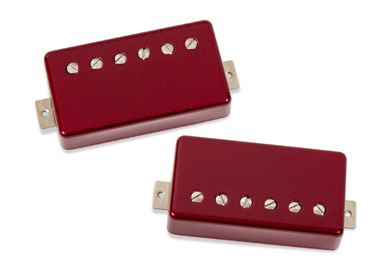 Seymour Duncan - Legendary Humbucker Pickups Hot Rodded Humbucker Set, Crimson Red Cover