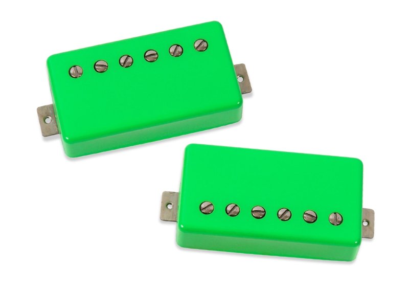Seymour Duncan - Legendary Humbucker Pickups Hot Rodded Humbucker Set, Lime Green Cover