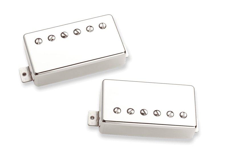 Seymour Duncan - Legendary Humbucker Pickups Hot Rodded Humbucker Set, Raw Nickel Cover