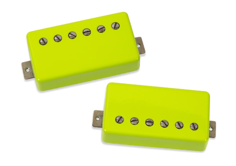 Seymour Duncan - Legendary Humbucker Pickups Hot Rodded Humbucker Set, Toxic Yellow Cover