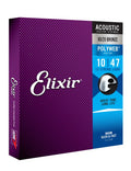 ELIXIR - 12-String Light Acoustic 80/20 Bronze With Polyweb Coating (.010 - .047)