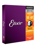 ELIXIR - 12-String Light Acoustic 80/20 Bronze With Nanoweb Coating (.010 - .047)