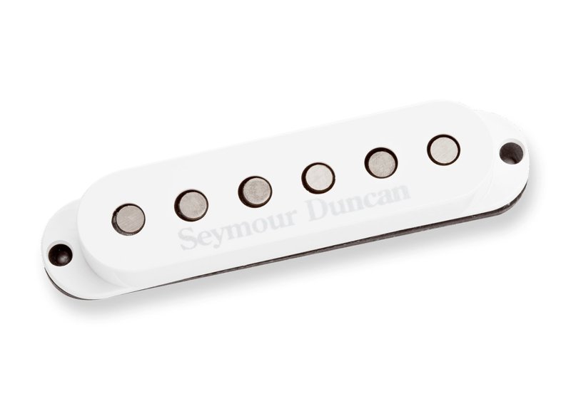 Seymour Duncan - Hot Strat Strat Middle Reverse Wound Tapped Pickup, White Cover