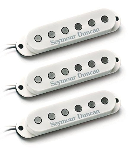 Seymour Duncan - Custom Flat Alnico 5 Strat 3 Pickup Calibrated Set White