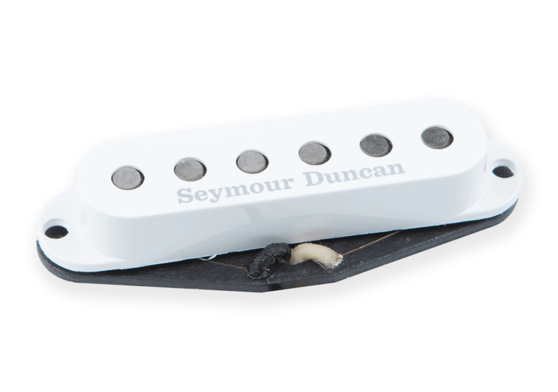 Seymour Duncan - Alnico 2 Pro Flat Strat Middle Reverse Wound / Reverse Polarity Pickup, White