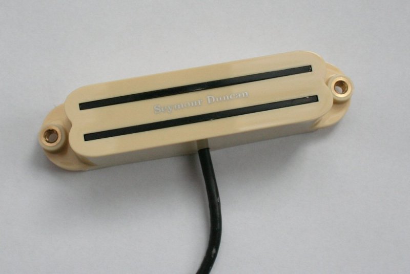 Seymour Duncan - Hot Rails for Strat Bridge Humbucker Guitar Pickup Cream